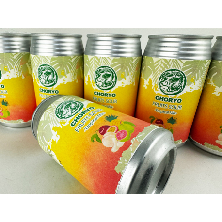 2024年9月6日蔵出し　長龍クラフトビール　FRUITS SOUR -Tropical Mix-　360ml缶（完全要冷蔵品）